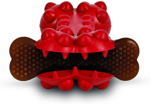 Dogzilla Knobby Bone Dog Toy Medium, 6 X 1.5 X 1 In