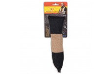 Jackson Galaxy Twisted Kicker Denim & Sisal Catnip Toy Black, Brown One Size