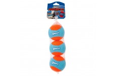 Chuckit! Amphibious Balls Dog Toy Blue, Orange 3 Pack Medium