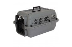 Aspen Traditional Dog Kennel Hard-Sided Gray 20 In