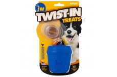 Jw Pet Twist-In Treats Toy and Treat Dog Toy Blue One Size, 1.27 Oz