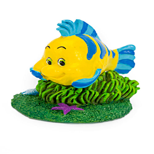 Disney Flounder Aquarium Statue Multi-Color Mini