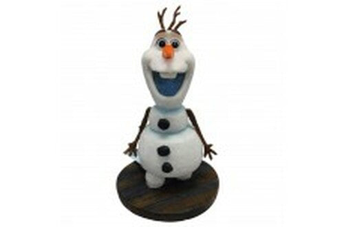 Disney Frozen Olaf Standing Mini Resin Ornament Black, White 2.25 in Mini