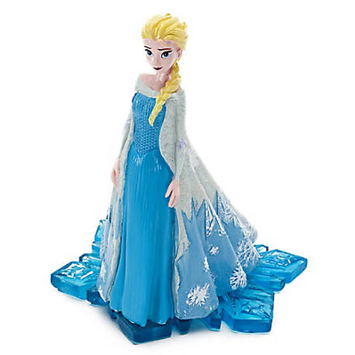 Disney Frozen Elsa Resin Ornament Blue, White 4.5 in Large