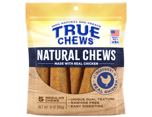 True Chews Natrl Chews Dog 10Oz Chicken Regular 5Pc