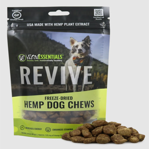 Vital Essentials Dog Revive Freeze-Dried Hemp 120Mg 3Oz