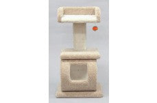 North American Pet Pedestal with Tray and Tunnel Pedestal Assorted 40 in