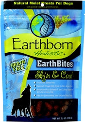 Earthborn Dog Earthbites Skin & Coat Treats 7.5oz (Case of 8)