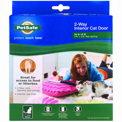 PetSafe Lockable Cat Flap White, Grey