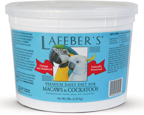 Lafeber Company Premium Daily Diet Pellet for Macaw and Cockatoo 25 lb
