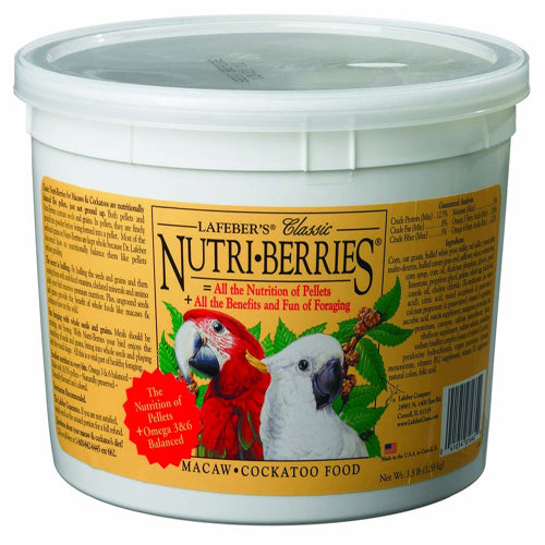 Lafeber Company Classic Nutri-Berries Macaw & Cockatoo Food 3.5 lb