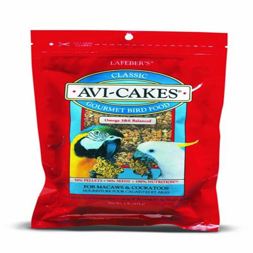 Lafeber Company Classic Avi-Cakes Macaw-Cockatoo Treat 1 lb