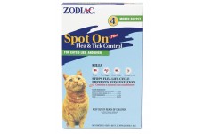 Zodiac Flea and Tick Spot On for Cats 5 Pounds and Over 4 Pack