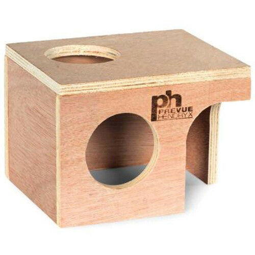 Prevue Pet Products Wood Hamster & Gerbil Hut Hatrual Hardwood Medium