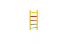 Prevue Pet Products Carpenter Creations 4-Rung Wood Ladder Multi-Color 4.25 in à 8 in