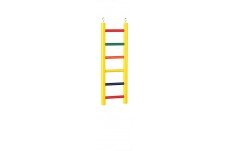 Prevue Pet Products Carpenter Creations 6-Rung Wood Ladder Multi-Color 4.25 in à 12 in