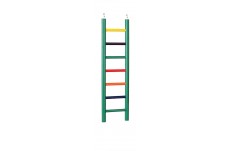 Prevue Pet Products Carpenter Creations 7-Rung Wood Ladder Multi-Color 4.25 In 15 In