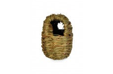 Prevue Pet Products Finch Twig Covered Nest Mat Grass and Bamboo 3.25 in x 3.5 in