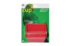 Prevue Pet Products High Back Plastic Perch Cup Assorted 2 Count 6 oz