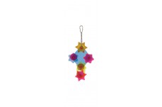 Prevue Pet Products Rainbow Acrylic Gears Bird Toy