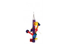 Prevue Pet Products Bodacious Bites Spinner Bird Toy Multi-Color 5 in x 14 in