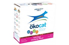 Okocat Litter Soft Step Clumping Wood 7Lb