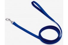 Coastal Single-Ply Nylon Dog Leash Blue 3/4 in x 6 ft
