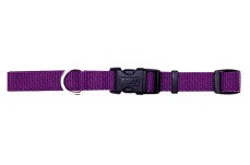Coastal Adjustable Nylon Collar With Tuff Buckle Purple 1X18-26In