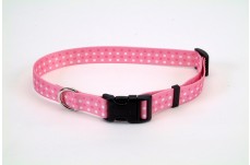 Coastal Pet Attire Styles Adjustable Collar Pink Dot 1X18-26In