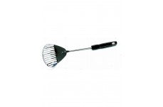 Spot Chrome Cat Litter Scoop with Plastic Handle Black 12 in