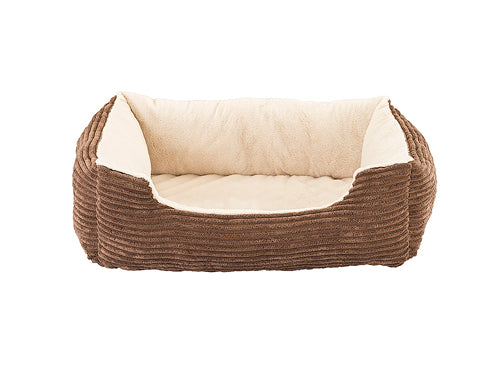 Spot Ethical Pet Corduroy Orthopedic Cuddler 27 Inch Chocolate