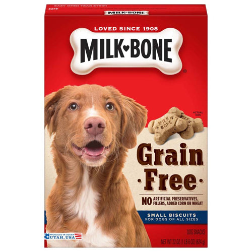 Milk-Bone Grain Free Dog Biscuits Small 22 oz