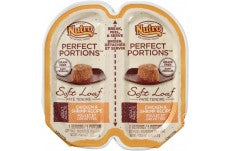 Nutro Products Grain Free Perfect Portions Soft Loaf Chicken and Shrimp Cat Wet Food 24Ea/2.65 Oz, 24 Pk