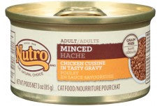 Nutro Grain Free Minced Chicken Cuisine Cat Food 24Ea/3Oz