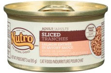 Nutro Grain Free Sliced Salmon Entree Cat Food 24Ea/3Oz