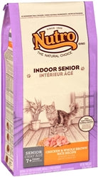 Nutro Indoor Senior Chicken and Whole Brown Rice Recipe Cat Food 6.5Lbs