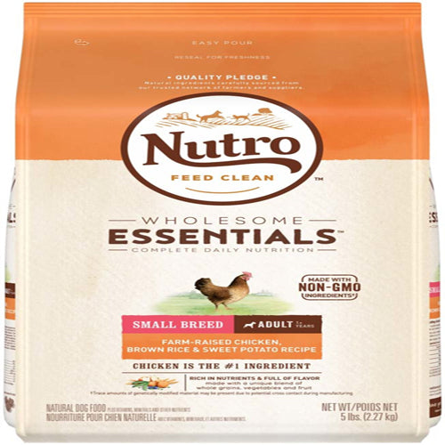 Nutro Products WHOLESOME ESSENTIALS Chicken Brown Rice & Sweet Potato Small Breed 5 lb