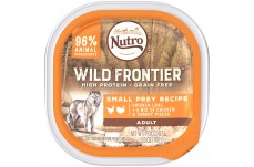 Nutro Wild Frontier Small Prey Recipe Chicken Loaf With A Mix Of Chicken and Turkey Pieces Dog Food Tray 3.5 Ounces (Case Of 24)