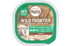 Nutro Wild Frontier Open Plains Recipe Turkey and Lamb Loaf With A Mix Of Chicken and Turkey Pieces Dog Food Tray 3.5 Ounces (Case Of 24)