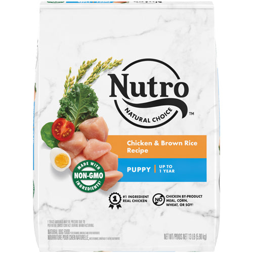 Nutro Products Natural Choice Chicken & Brown Rice Recipe Dry Puppy Dog Food 13 lbs