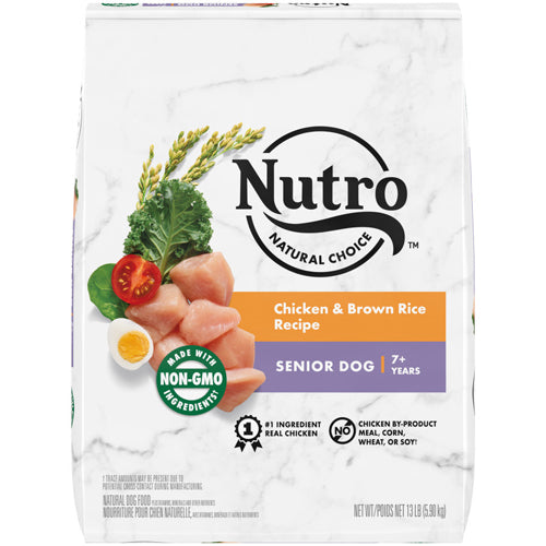 Nutro Products Natural Choice Chicken & Brown Rice Recipe Dry Senior Dog Food 13 lbs