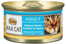 Nutro Max Salmon Entree Chunks In Sauce Can Cat Food 24Ea/3Oz