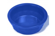 Van Ness Plastics Crock Heavyweight Dish for Cat Blue Medium