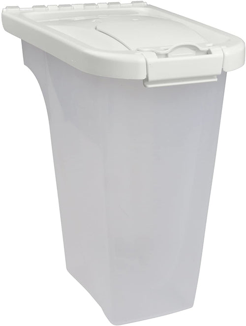 Van Ness Plastics Pet Food Container White, Clear 4 Pounds