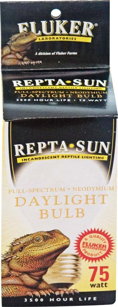 Fluker's Repta-Sun Full-Spectrum Neodymium Daylight Bulb 75 Watts