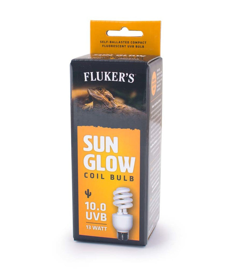Fluker's Sun Glow 10.0 UVB Desert Coil Bulb White 13 Watt