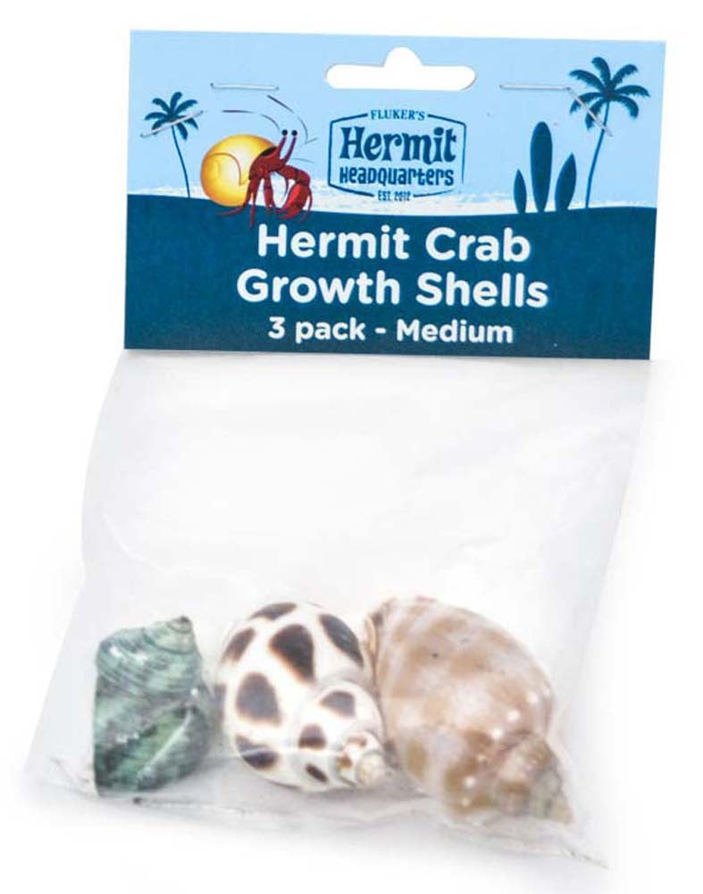 Fluker's Hermit Crab Growth Shells Assorted 3 Pack Medium