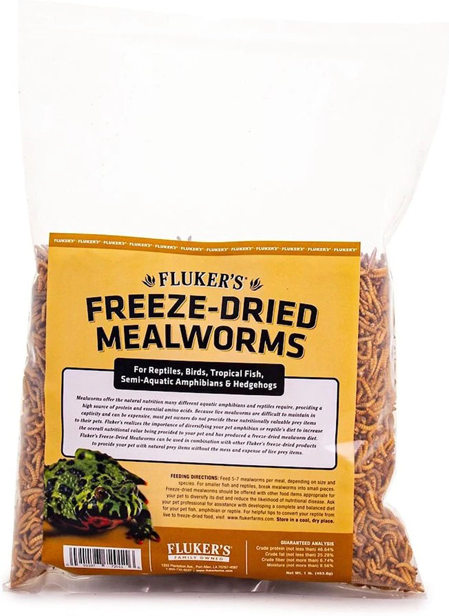 Fluker's FreezeDried Mealworms 1ea/1 lb