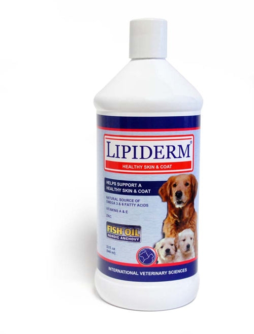International Veterinary Sciences Lipiderm Liquid Supplement 32 Fl Oz