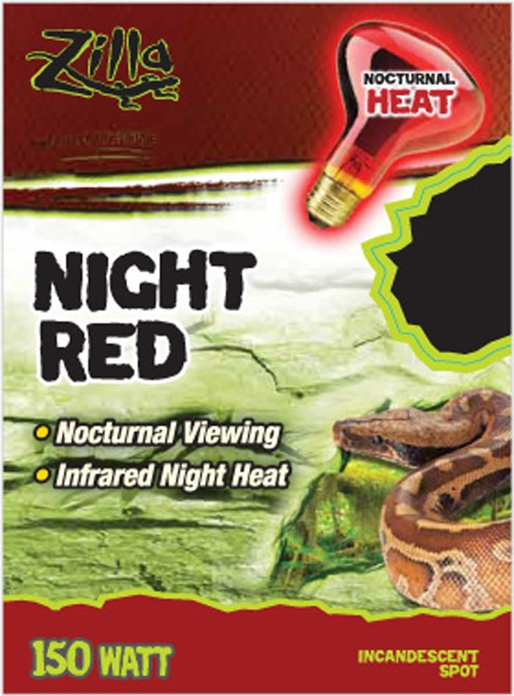 Zilla Incandescent Spot Bulbs Night Red 150 Watts